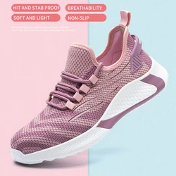 Anti slip Breathable and odor resistant work Safety Shoes Anti smashing piercing women's safety Wear-resistant Shoes