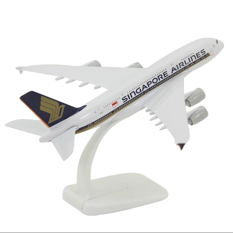 

Diecast 1:300 Scale Singapore Airlines A380-800 Civil aviation Alloy & Plastic Passenger Jet Model Toy Gift Collection Display