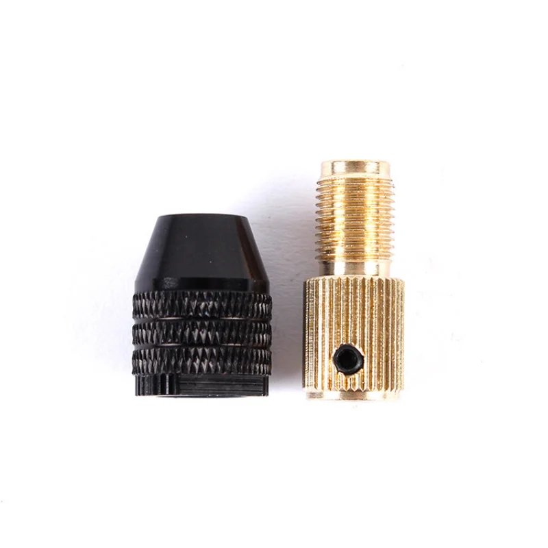 Bor Mini Chuck Mandril Cartridge pengukir, Collet Chuck batang Motor listrik penjepit perlengkapan 0.5-3.2mm Chuck perubahan cepat