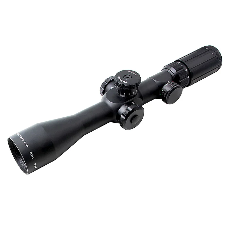 TMD 4-14X44 FFP نطاق الصيد الطائرة البؤرية الأولى Riflescope الزجاج التكتيكي محفور شبكاني مضيئة مشاهد بصرية يناسب.308