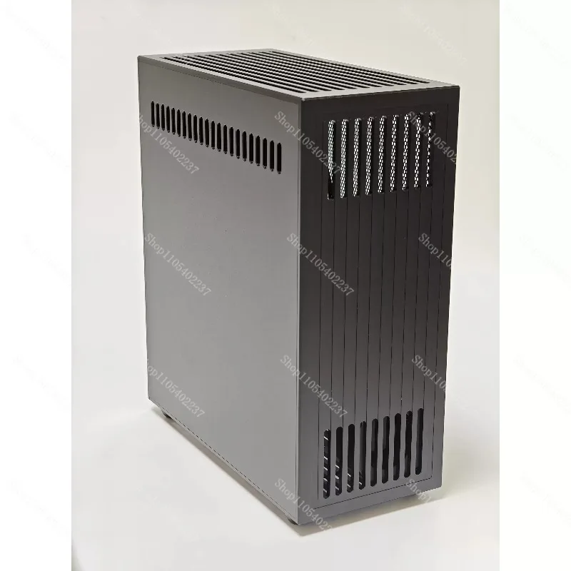V40 V2 all-aluminum alloy CNC chassis, mini ITX half-height 5060 knife card host