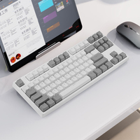 Keycaps PBT Backlit Cherry MX Key Set Doubleshot OEM Profile Translucent for MX Switches Mechanical Keyboard