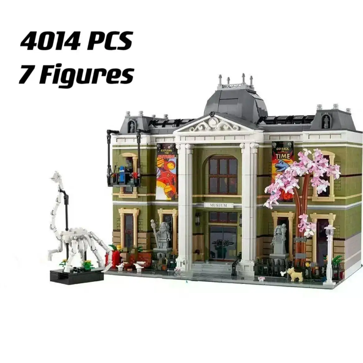 

2023 New History Museum 10326 Biggest Modular Building Set Architecture Street View Building Blocks Toy Kids Gift