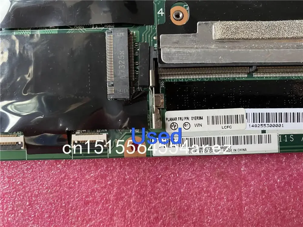 Used For Lenovo Thinkpad T470s Laptop Motherboard Mainboard i5-7300 UMA 8g 01ER064