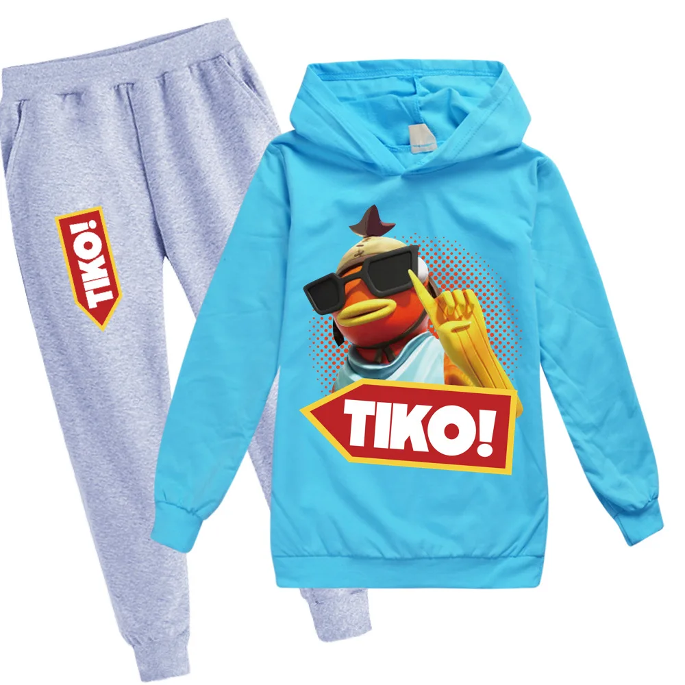 Ensemble de vêtements TATM PVD pour enfants, sweats à capuche en forme de anciers de poisson, vêtements d'Halloween pour adolescentes, enfants à capuche, trempés de sport