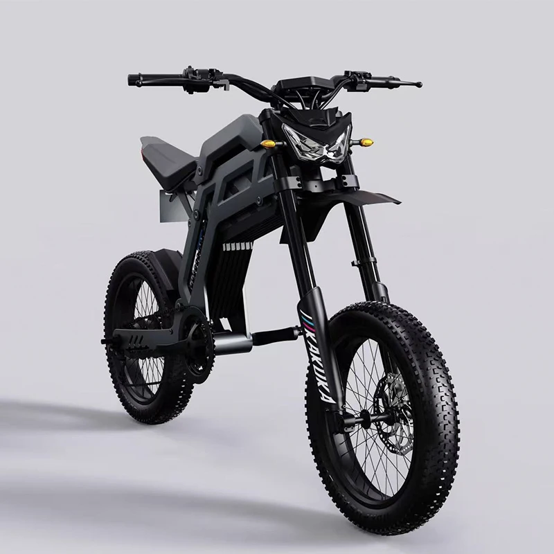 

ForFactory Price Wholesale New Adult Off-Road Electric Motorcycle For GT73 52V 2000W High Speed Lithium 61-80km/h Fat Tire