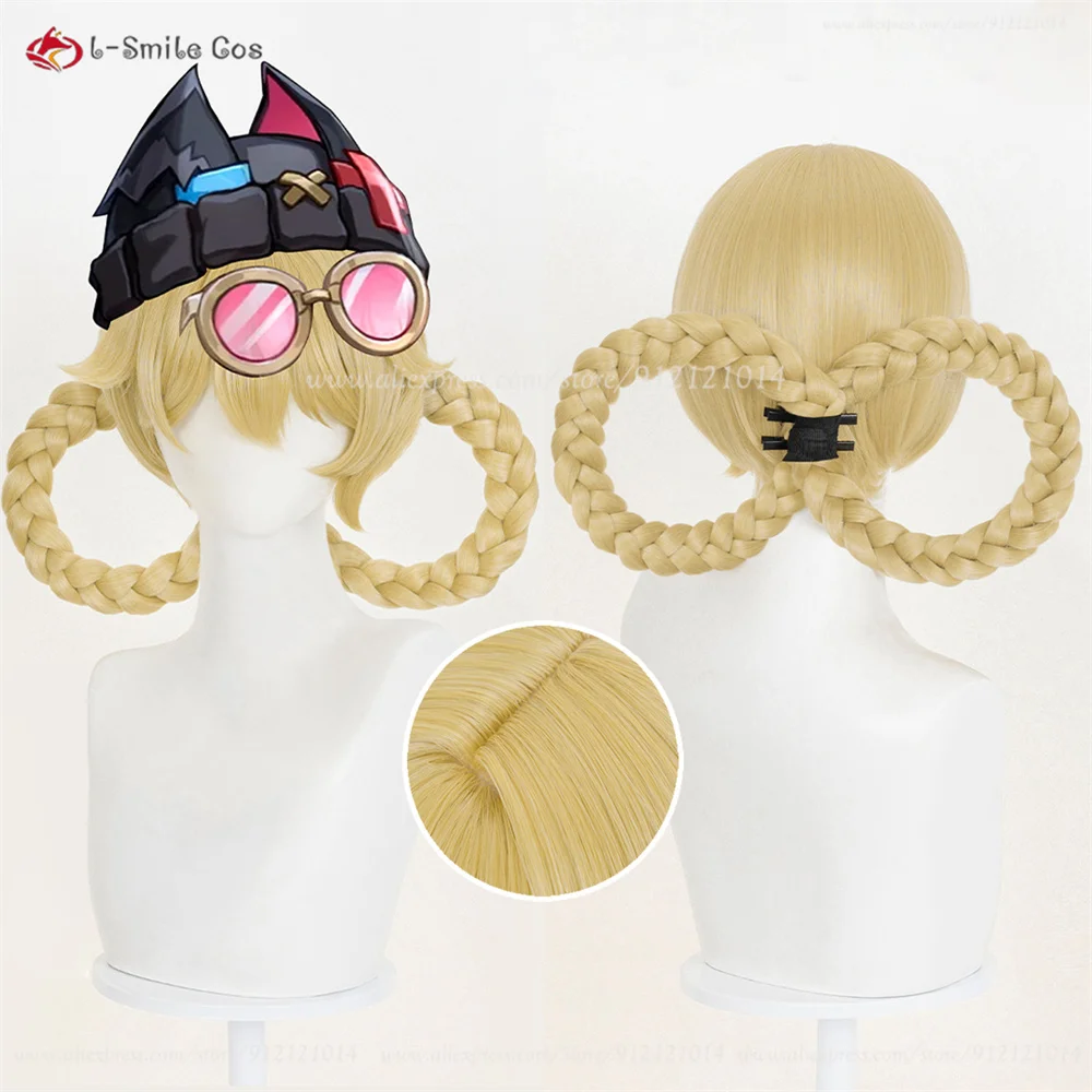 

Anime Jahoda Cosplay Wig 30cm Golden Wigs Heat Resistant Synthetic Hair For Halloween Women Cosplay Costumes Wig