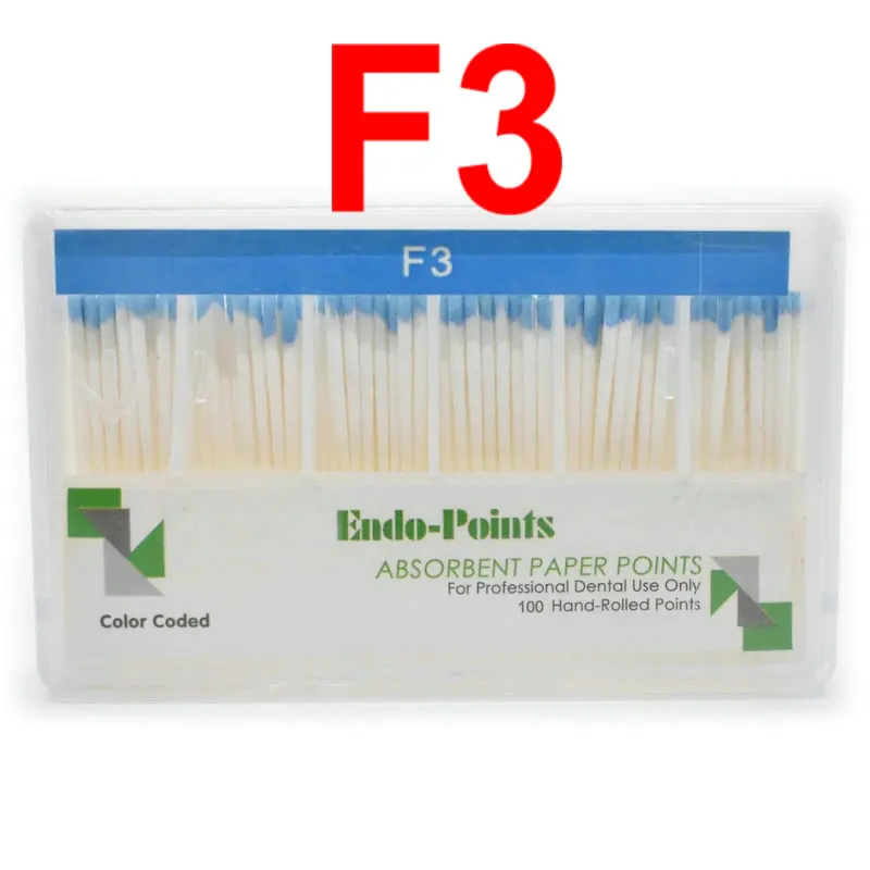 Dental Material Absorbent Paper Points F1 F2 F3 Endodontic Instrument For Protaper Root Canal Prepare Dentist Tool Dentistry