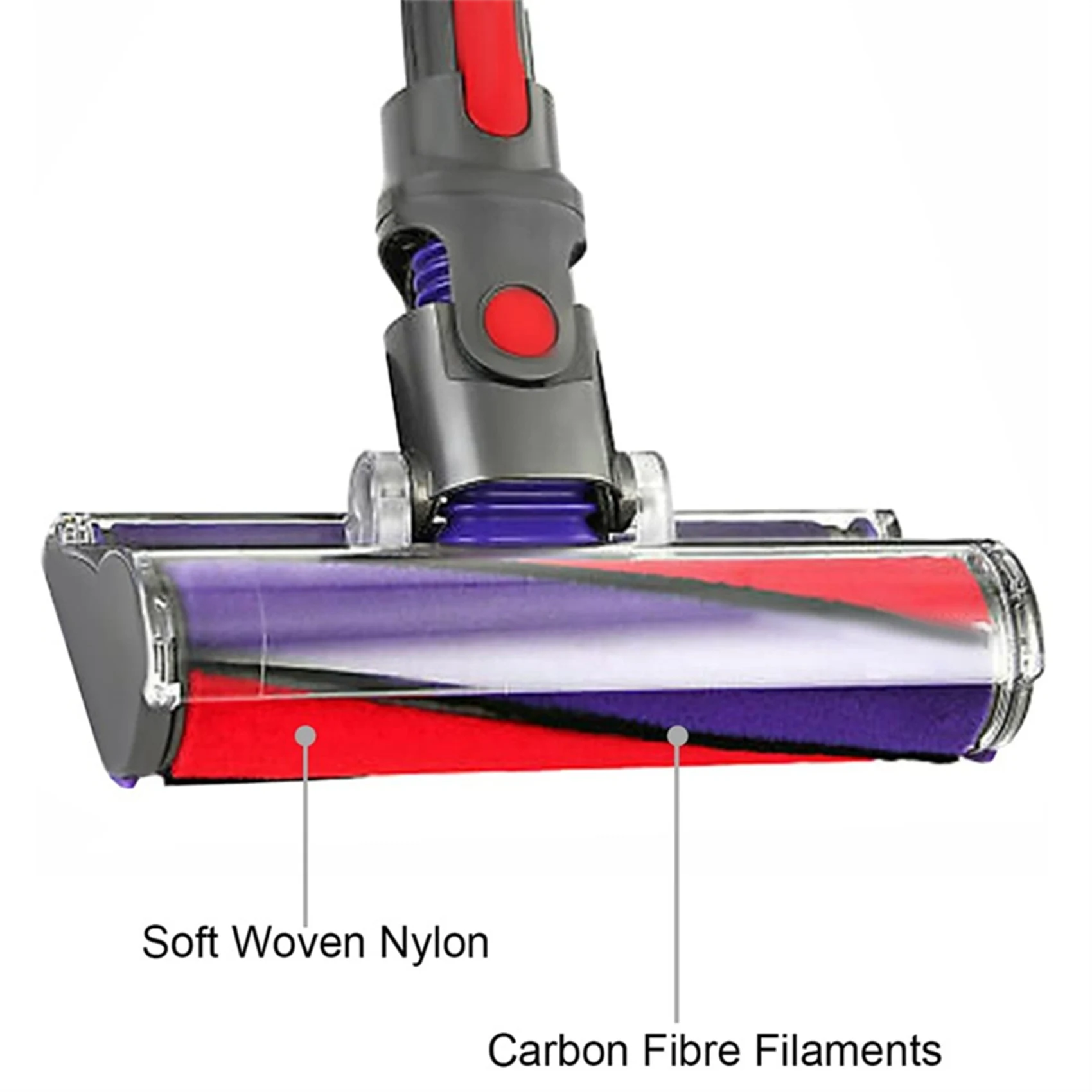 Dyson、掃除機アクセサリーの交換用メインブラシ、dyson v6、v7、v8、v10、v11と互換性があり、部品に適用、966488-01