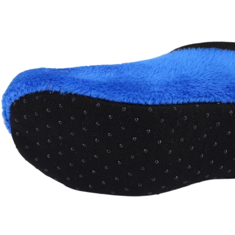 Non-Slip Floor Socks With Silicone Sole Boys Girls Plush Autumn Winter Warm Elastic Ankle Socks Home Indoor Socks EU 20-44