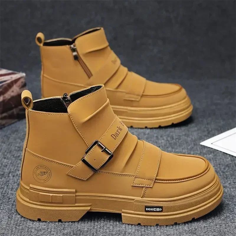 

Men Shoes Designer Tactical Boots Anti Slip Wear-resistant Casual Men Boots Comfortable Platform Boot Sneakers Tooling Boots New