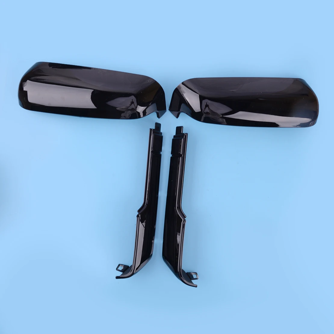 

1 Pair Black Top & Side Mirror Cover Trim ABS Fit for Chevy Silverado GMC Sierra HD 2500 3500 2020 2021 2022 New