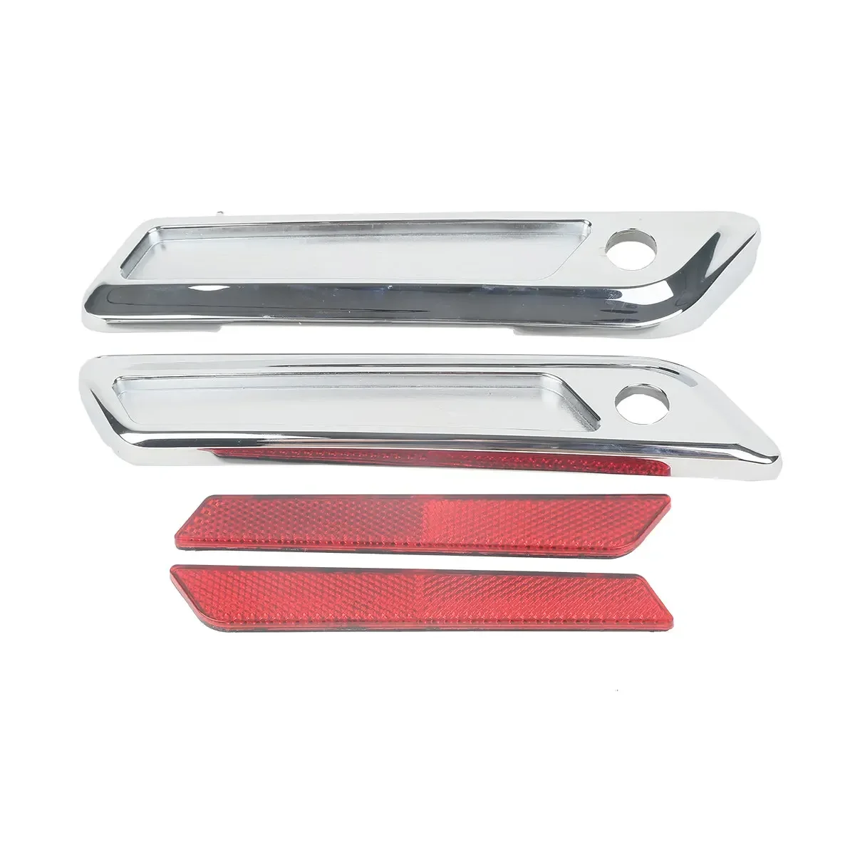 Cubiertas de pestillo de bisagra de alforja para Harley Touring Road King Electra Street Glide FLHT 2014-2020 2019