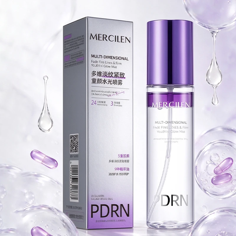 PDRN Collagen Facial Serum Mist Boost Skin Firming Moisturizing Spray Improves Fine Lines Refreshing Toner Mist Korean Skincare