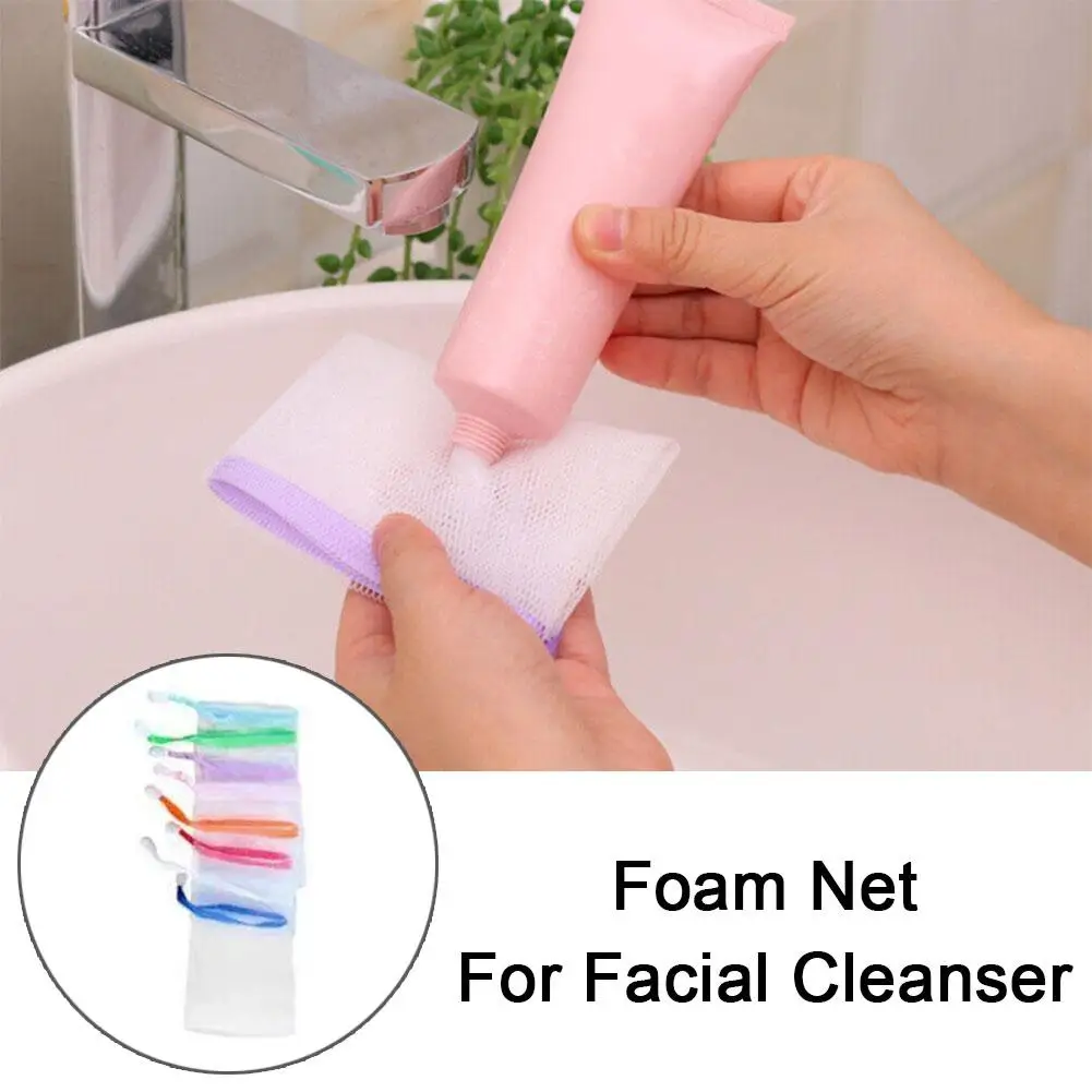 Boutique Soap Foaming Net Body Cleansing Soap Bag Shower Accessories Storage Bathroom Tool Bath Bubble Mesh Washing O2d1