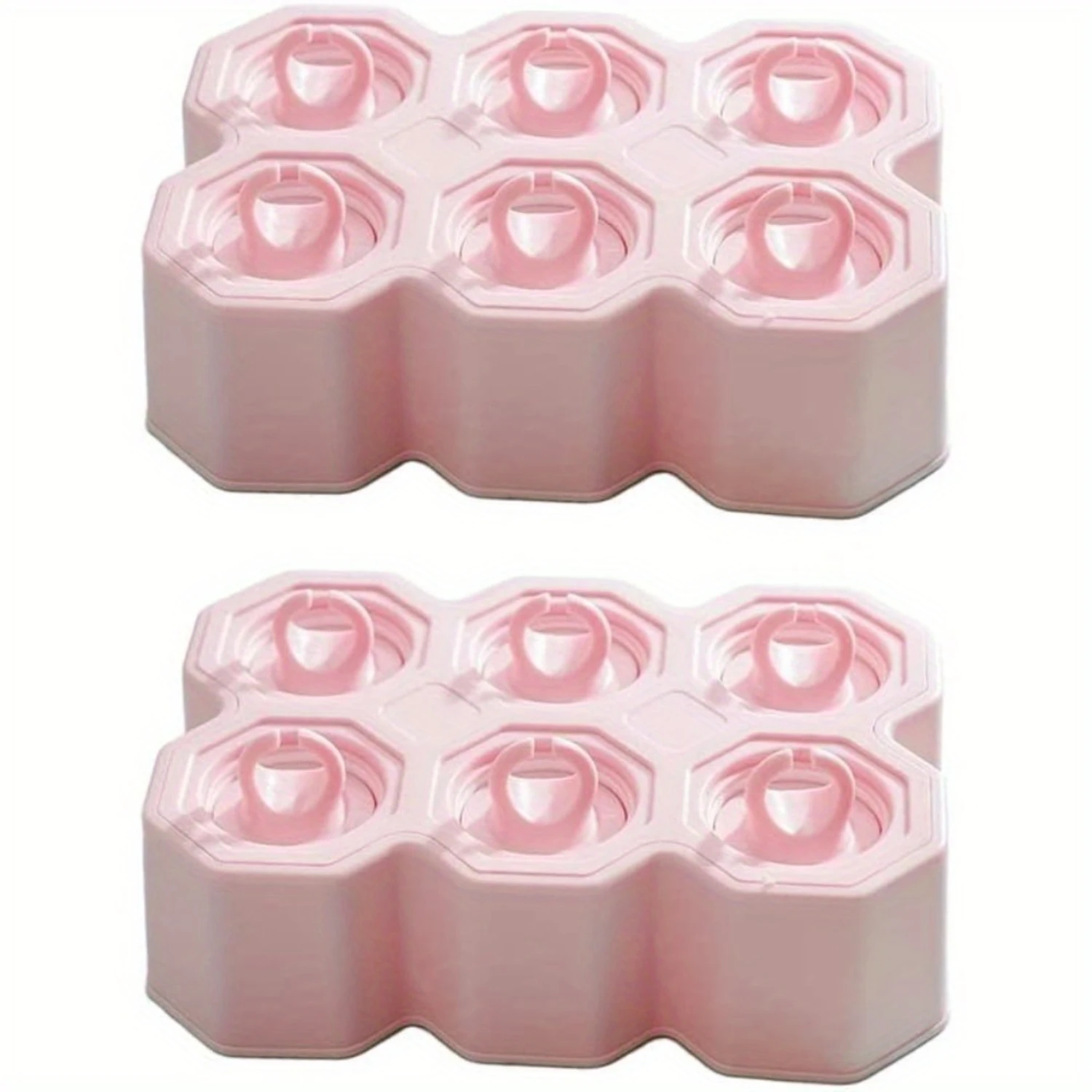 

1pc Reusable BPA-Free Ring-Shaped Silicone Ice Molds, Easy Release For Homemade Popsicles, Compact Freezer Ice Tray