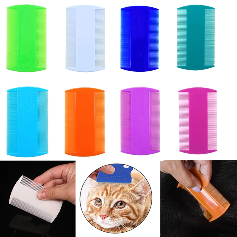 

Cat Flea Brush Dog Fleas Lice Comb Double Sided Fine Teeth Hair Combs for Styling for Pet Grooming Cat Accessories Supplies