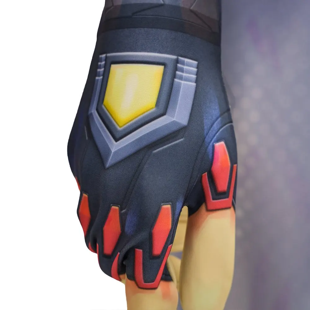 المنافسين بيني باركر خلاط تأثيري PS5 لعبة خارقة دنة Zentai ارتداءها وتتسابق بيني باركر هالوين زي الكبار #6