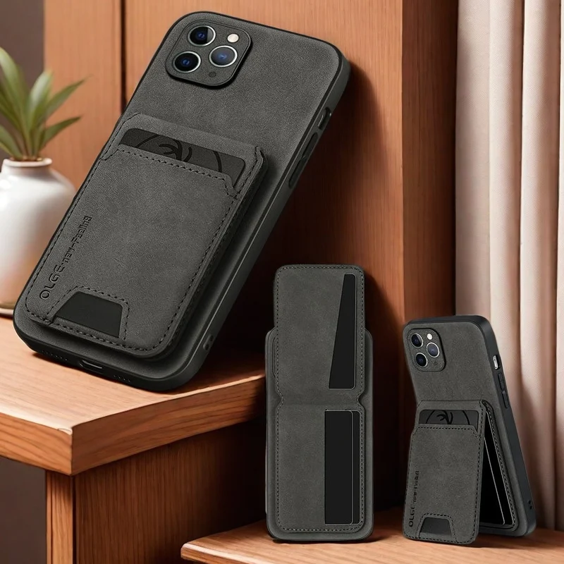 For iPhone 11/11Pro/11Pro Max PU Leather Case Leather Wallet Holder Card Holder Leather Cover