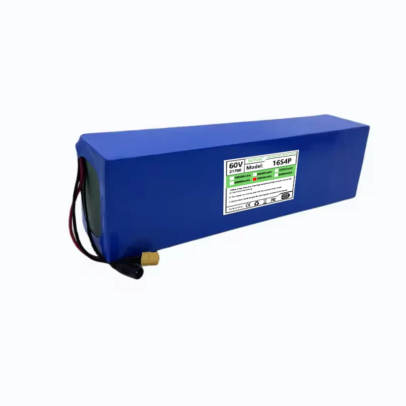 2025 Nouveau  Batterie Li-ion 21700 50Ah 60V 16S4P Avec BMS Pour Tricycle De Moto Haute Puissance 67.2V 0-3000W