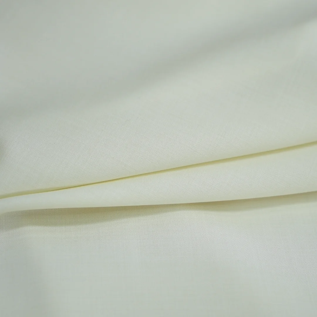 White Solid Color Fabric for Autumn Winter Coat Jacket Dress Clothing Silk Wool DIY Sewing Material Fabric 150CM Wide R1394