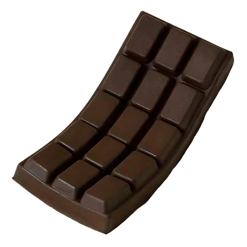 Simuliertes Schokoladen-Quetschspielzeug aus PU, weich und langsam rückfedernd, Büro-Stressabbau-Spielzeug, Handentspannungs-Geschenk, Desktop-Dekoration