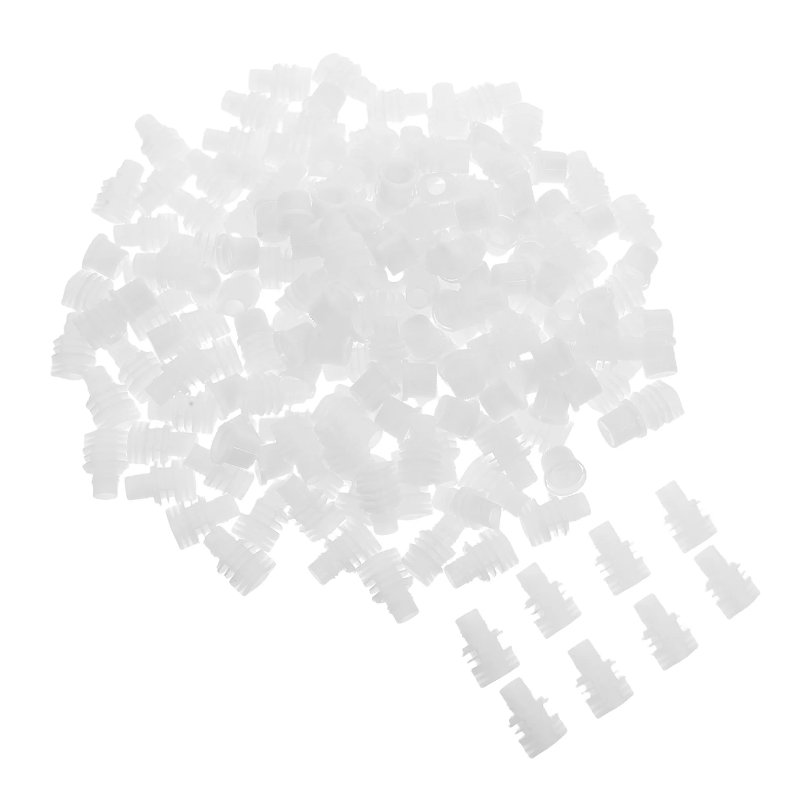 

100Pcs Drink Pouch Lid Kit Durable Plastic Spout Caps Sealing Covers for Milk Yogurt Liquid Packaging Nozzle Cover