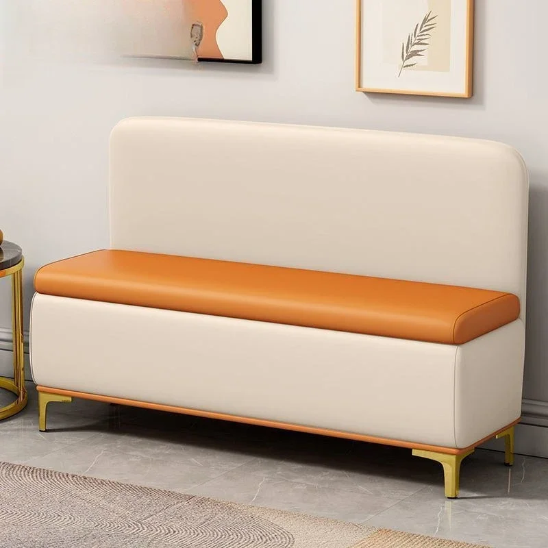 AOLIVIYA Shoe Changing Bench Doorway for Home Backrest Sofa Clothing Shoe Store Bench Bedroom Bed Bench