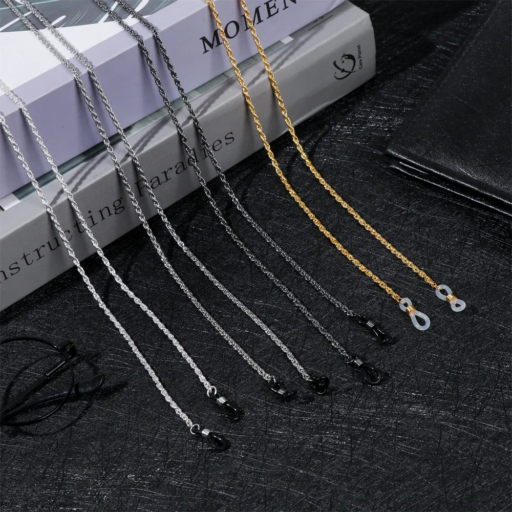 

Fashion Reading Glasses Non-slip Vintage Glasses Necklace Eye Wear Accessories Eyeglass Lanyard Glasses Chain