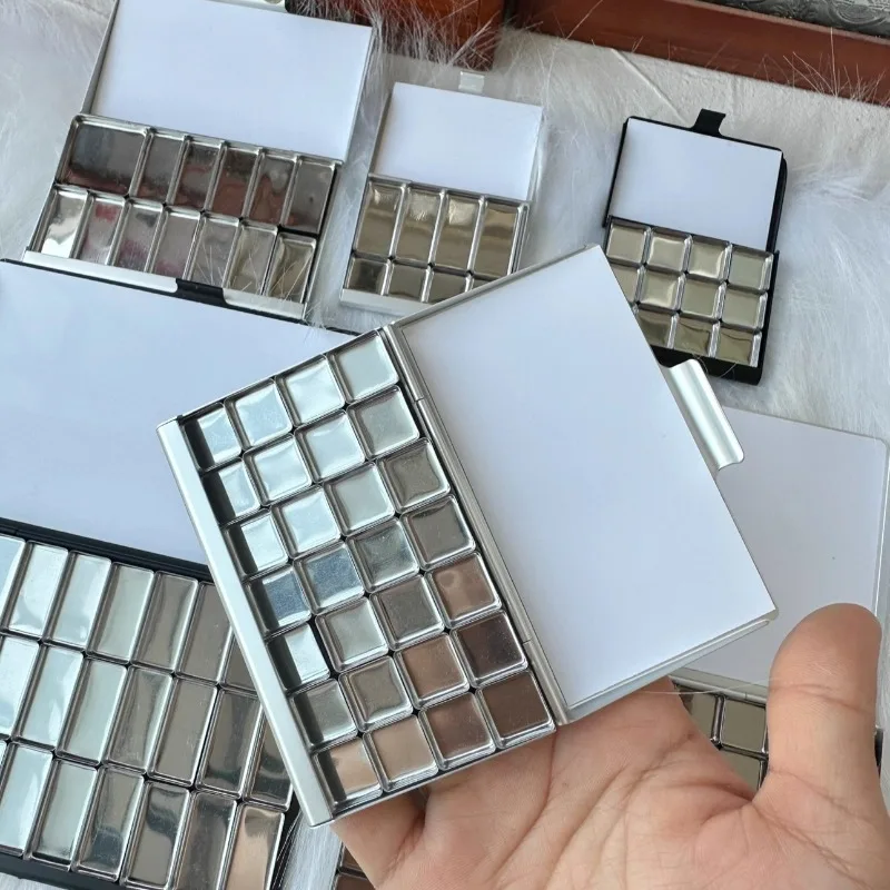 

Watercolor Box Portable Travel Pigments Packaging Magnetic Iron Box Art Supplies Student Sketching Painting Palette Art Tools