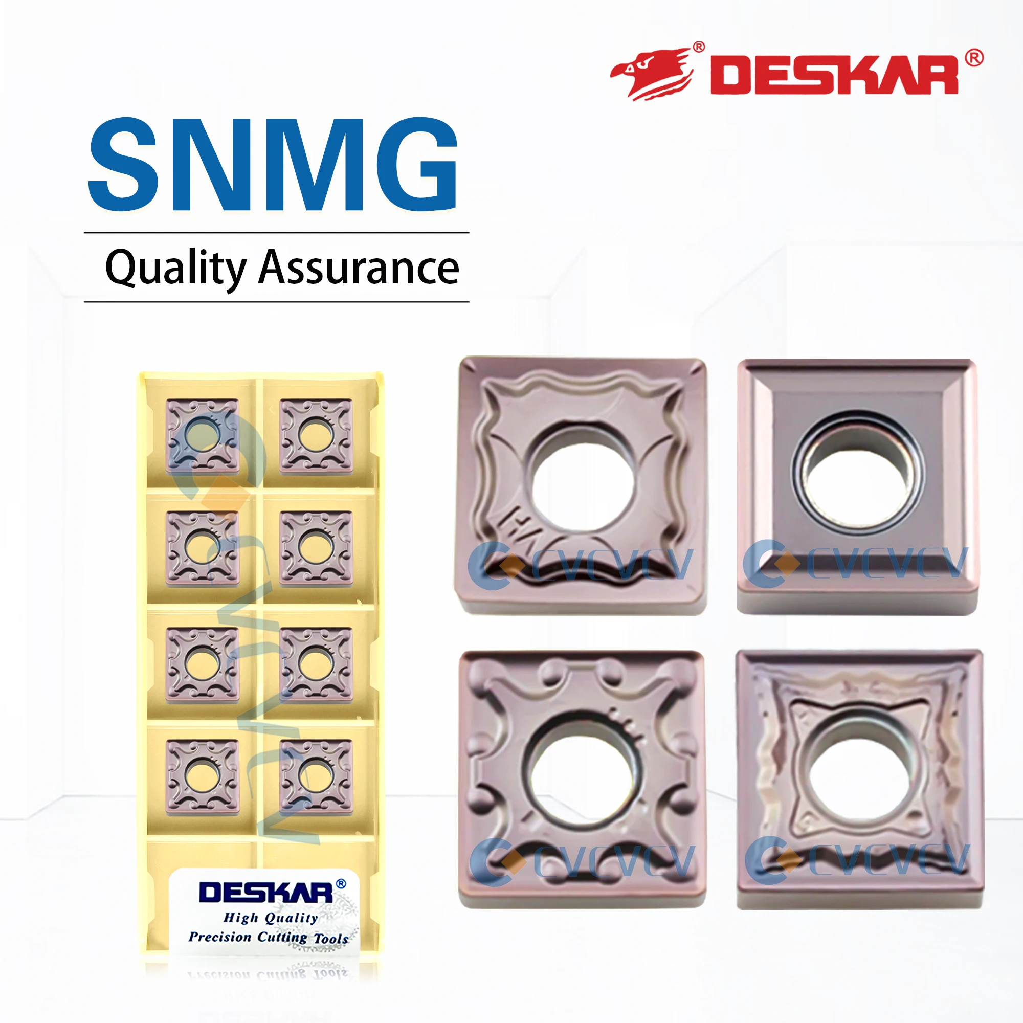 

DESKAR CNC lathes 100% Original Numerical Control SNMG120404 SNMG120408 MA MS HA HS LF6018 Used For Processing Stainless Steel