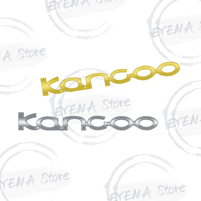 ل Kangoo شعار RS الرياضة Dci MK2 MK3 فان حروف شارة معدنية ملصقات سيارة الخلفي الجذع الجسم شعار اكسسوارات السيارات