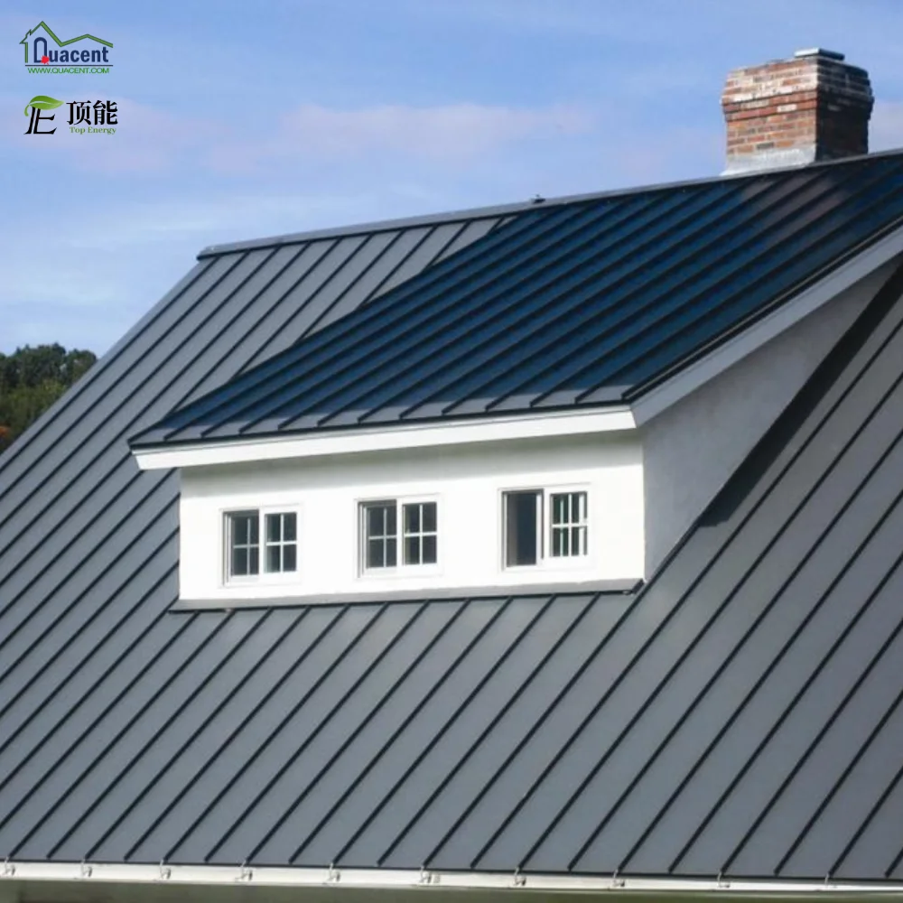 

Top Energy BIPV Stand Seam Steel 2 in 1 Solar Roof Stand Seam Steel Roofing High Energy Conversion Efficient