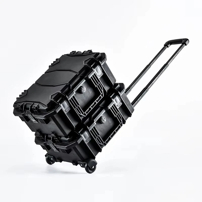 Roller Travel Toolbox Rigid Plastic Rugged Toolbox Durable Heavy Duty Toolbox Storage Box