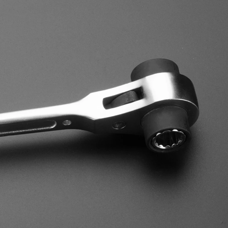 8-in-1 ratchet socket wrench Two-way automatic 8-in-1 dog bone auto repair tool gear wrench