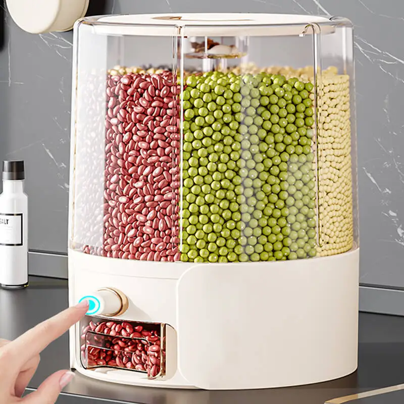 food-grade-sealed-storage-box-grain-bucket-sun-protection-sleeve-moisture-proof-rice-storage-container-multi-grid-design
