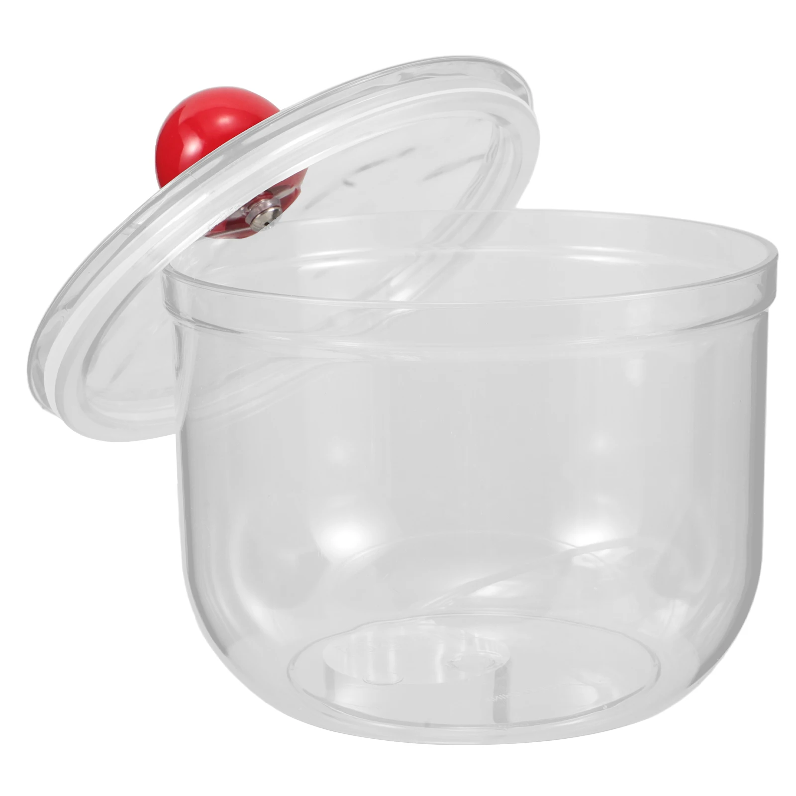 

Transparent Candy Jar Cookie Storage Box Airtight Plastic Container for Desktop Kitchen Counter Bathroom MakeupJar