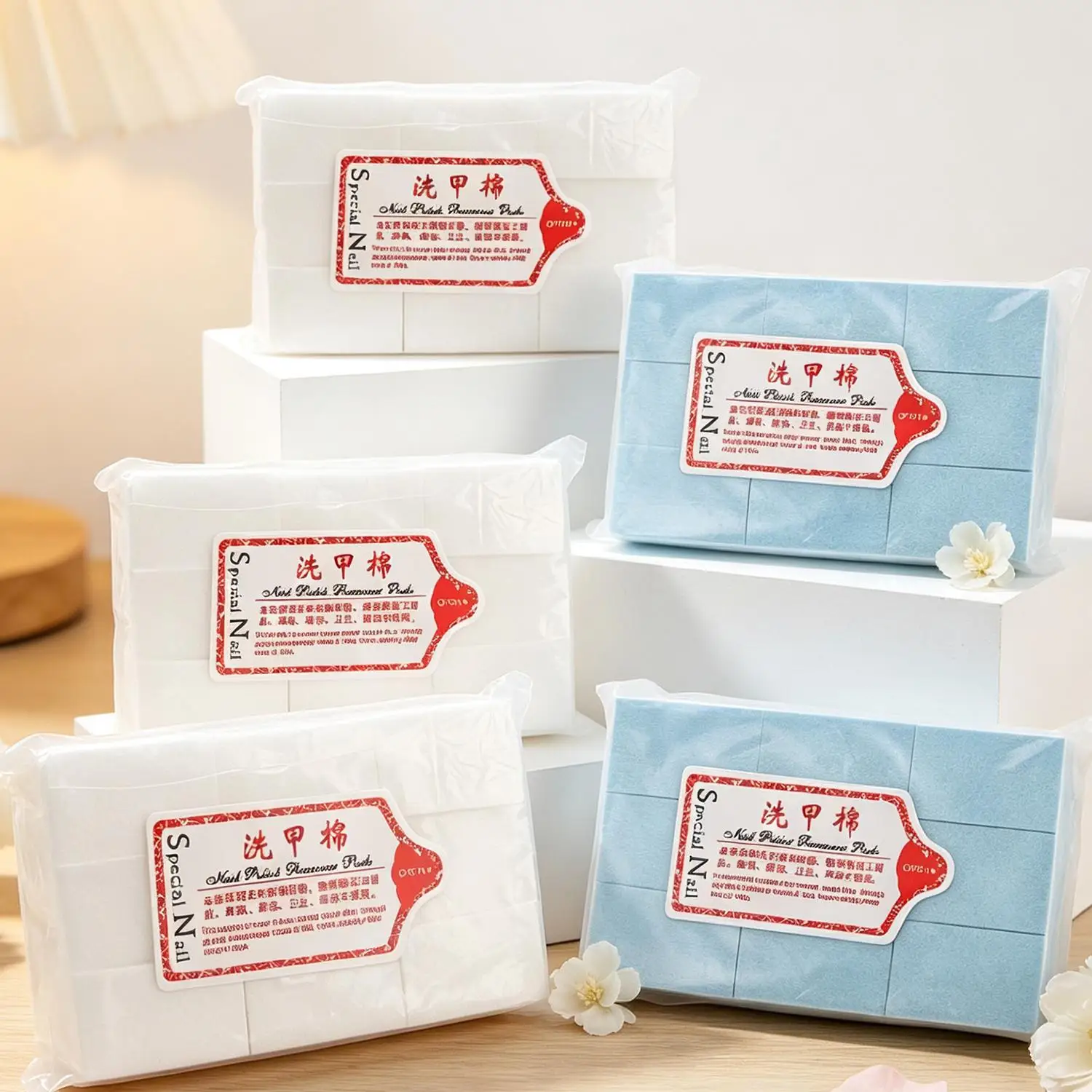 540pcs/pack Nail Cotton Polish Remover Wipes Gel Clean Manicure Napkins Lint-Free Wipes Cleaner UV Polish Paper Pads Nail Tools view 6