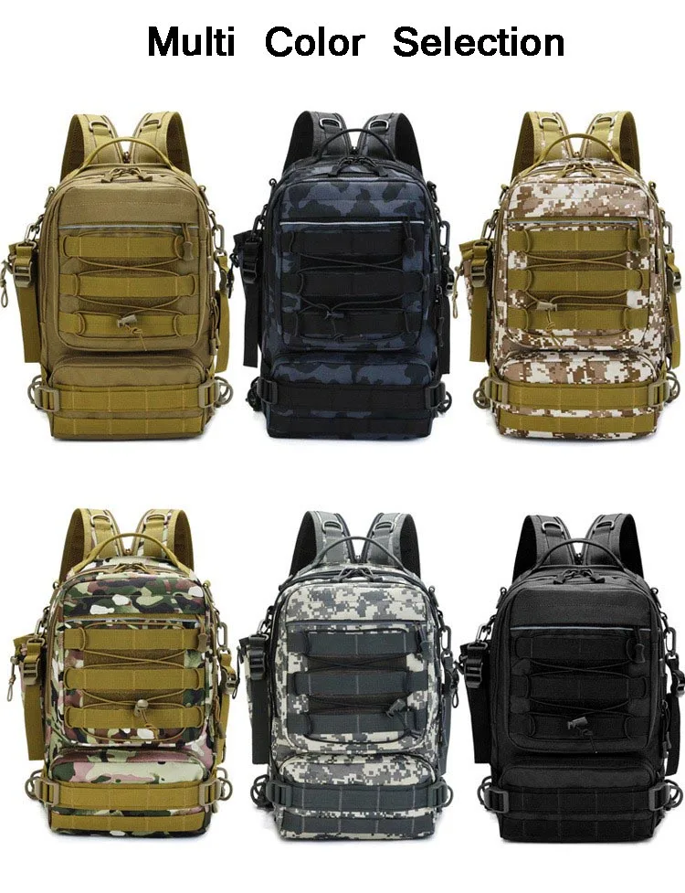 

New Luya Crossbody Bag Single Shoulder Multi functional Waist Bag Outdoor Bag Travel Sports Large Capacity Chest Bag Men's Pole