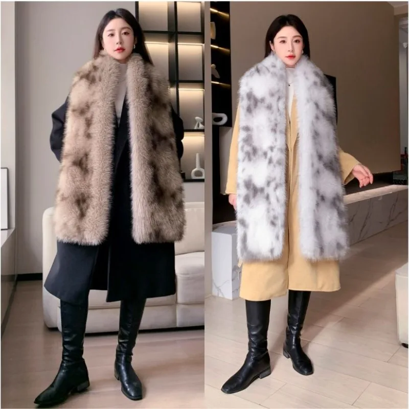 

Утолщенный оригинальный дизайн, ретро плюшевый ленивый 2029, новый зимний теплый плюшевый шарф ins, модный универсальный шарф для поездок на работу