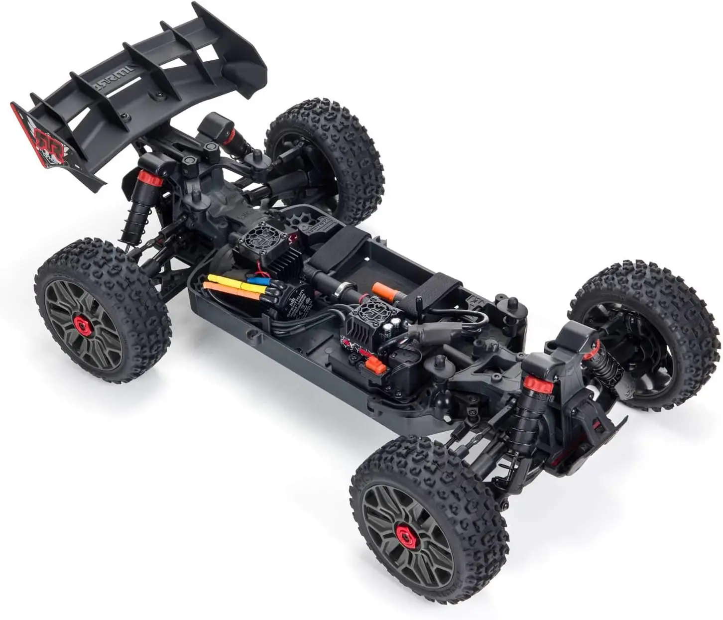 4X4 V3 3S BLX Brushless Buggy RC Truck RTR (Sender und Empfänger im Lieferumfang enthalten, Batterien und Ladegerät erforderlich), Rot, ARA4306V3,