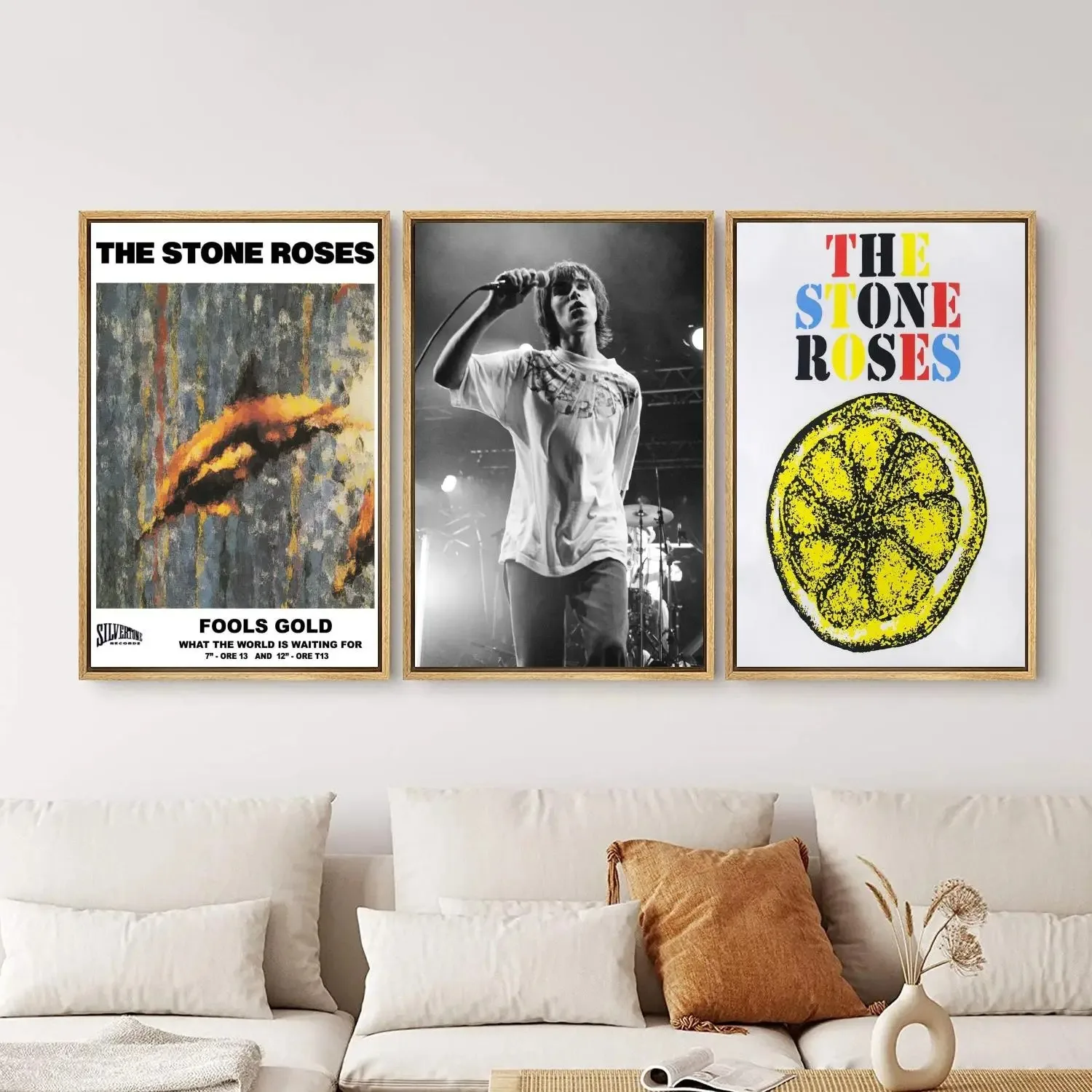 Stone Rose Canvas Painting Decoration Personalized Gift Modern Home Bedroom Decoration Art Decoration