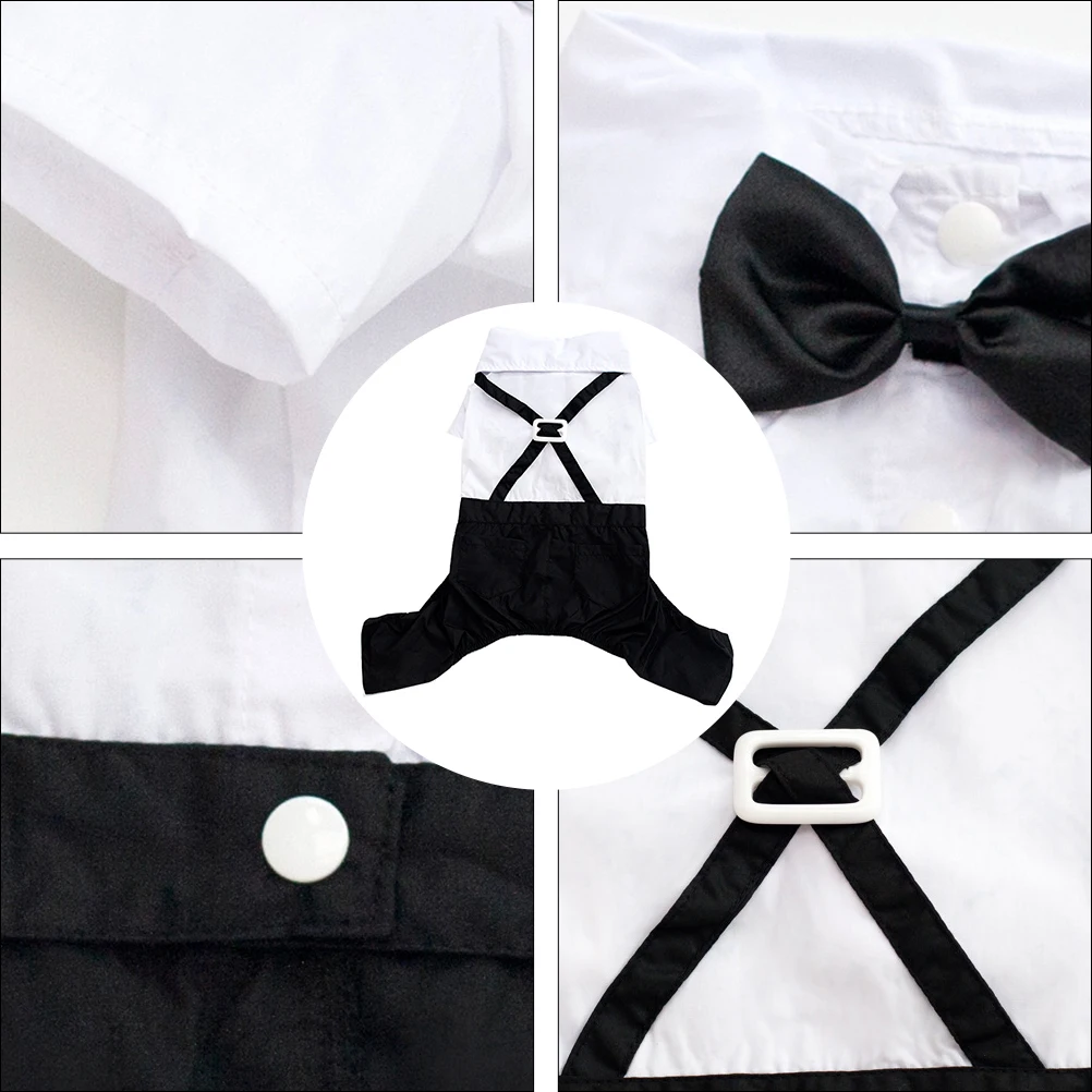 

Dog Suit Bridegroom for Weddings Cotton Fashion Gentleman Cosplay Costume