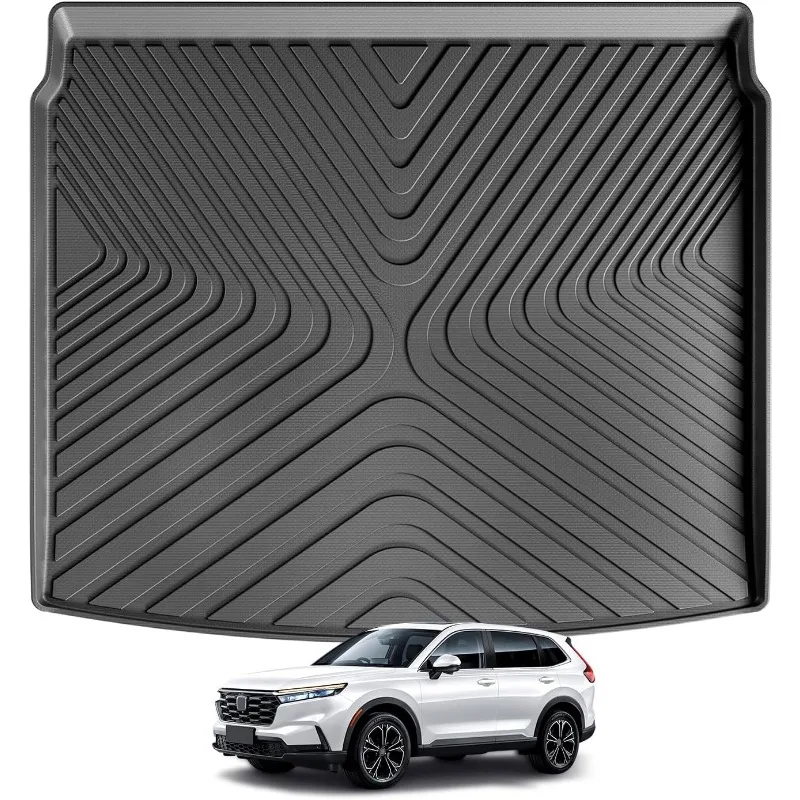 For Honda CR-V 2023-2024 Cargo Liner TPE Waterproof Trunk Mat With Anti-Slip Surface Fits Hybrid Fuel Models Upper Deck Position