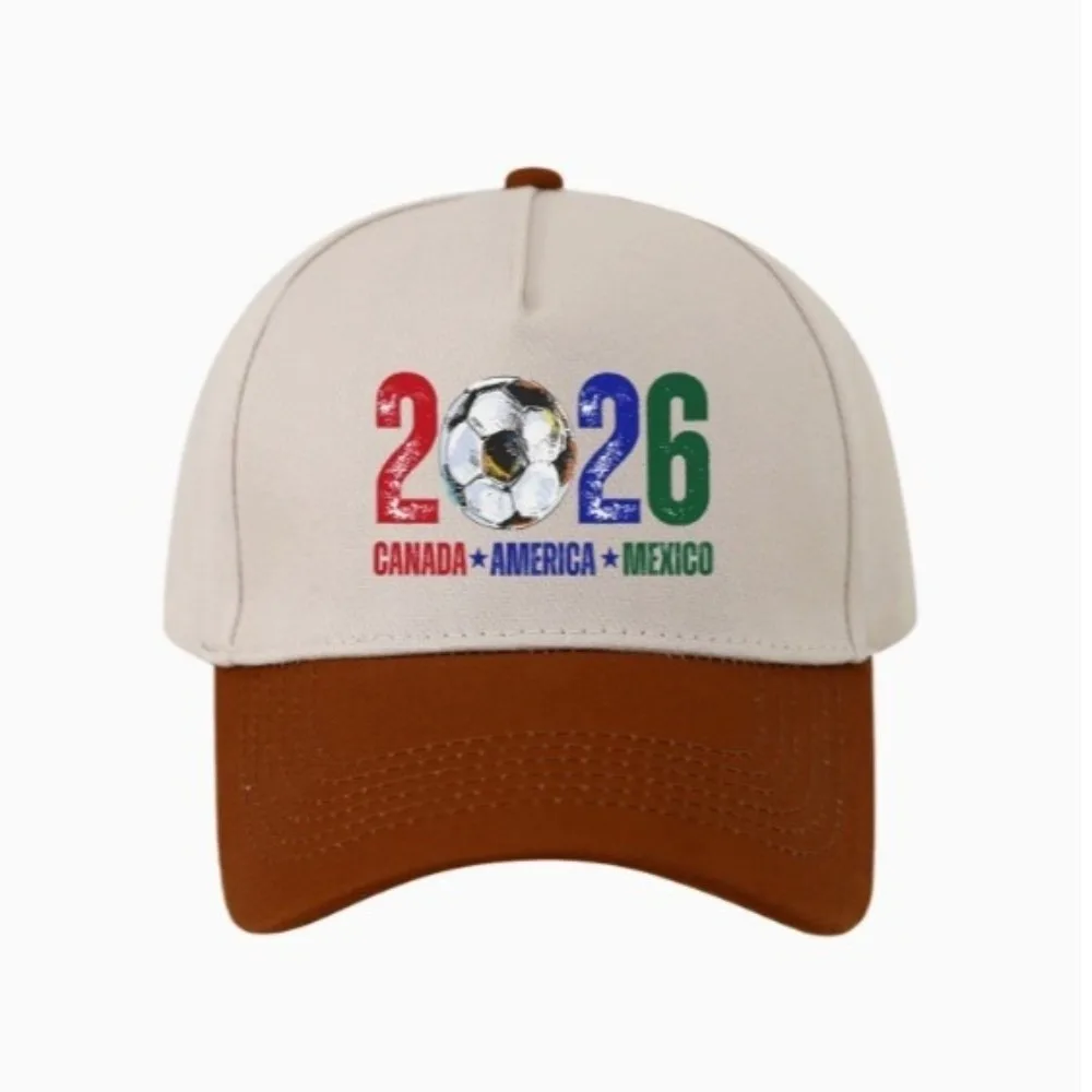 

Color-Blocked Soccer Baseball Cap Sun Protection Hip Hop Breathable Peaked Cap Lightweight Soft Brim Running Sun Caps Camping