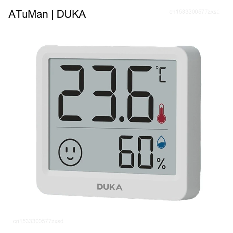 

DUKA Atuman 2.5 Inch LCD Electronic Digital Temperature Humidity Meter Indoor Thermometer Hygrometer Weather Sensor Clock Tools