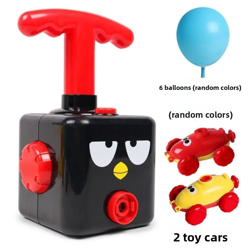 Duck Style Rocket Balloon Launch Tower Toy Blackbird Inertial Pressure Balloon Powered Car Launch Tower Power balloon