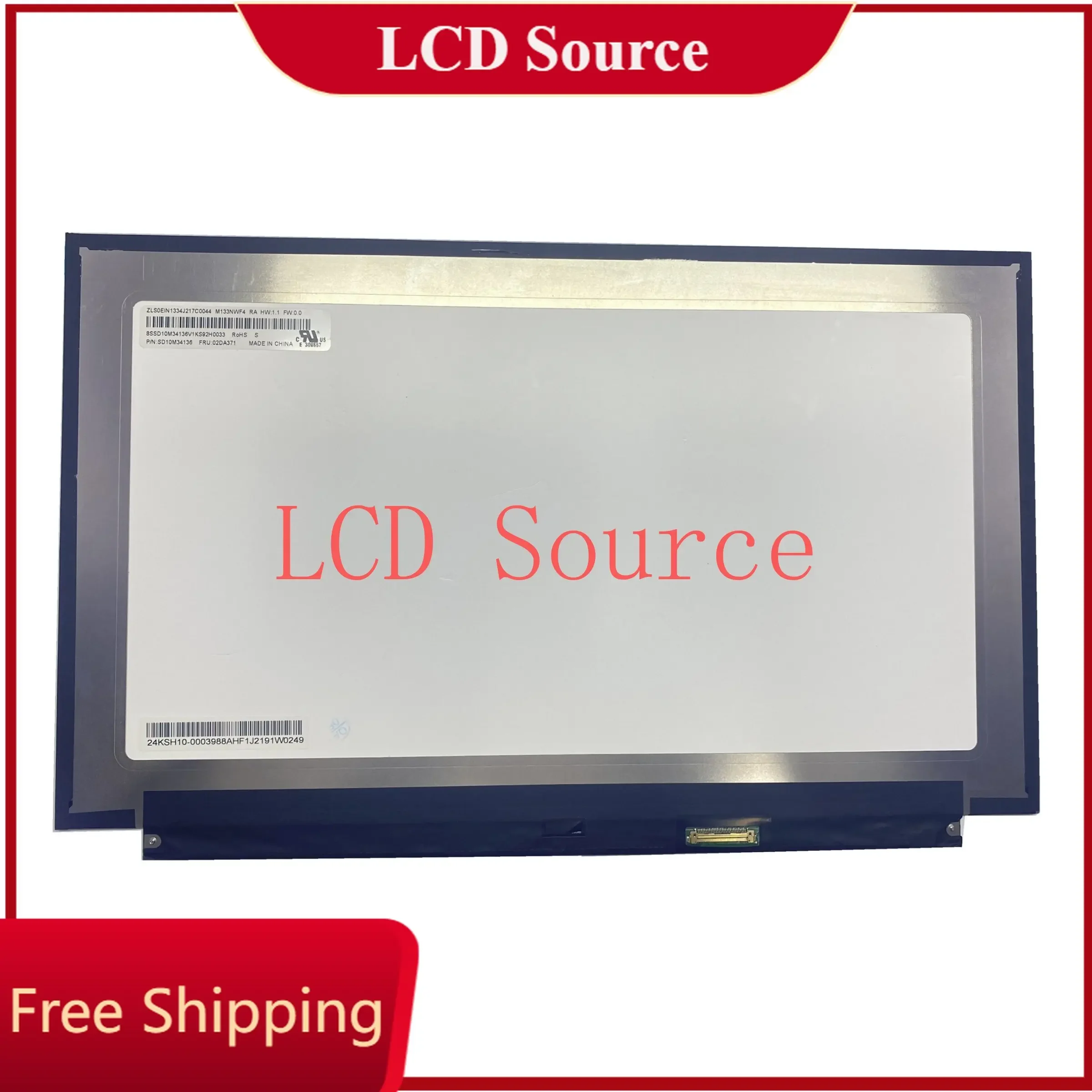 M133NWF4 RA For 13.3 Inhc NV133FHM-N43 N33 N133HCE-EBA LM133LF6L03 FHD 1920*1080 IPS Matrix Screen Display Laptop Panel LCD