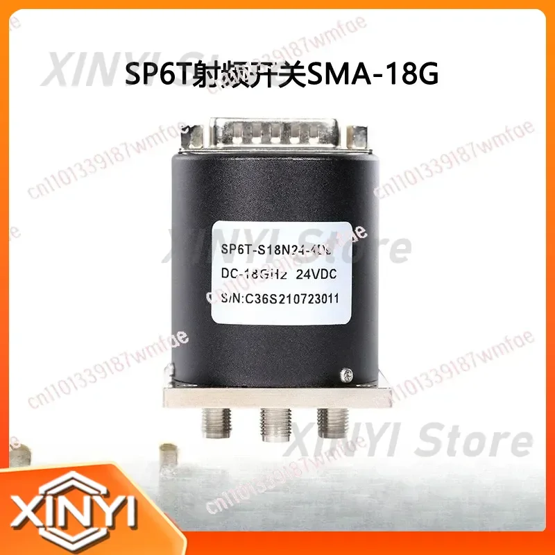 For SP3T-1A-12A DC-12GHz 200W 12V N-type RF Microwave Coaxial Switch for RF Test Equipment Antenna Switching Signal Routing