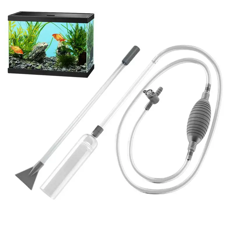 Fish Tank Cleaning Set Aquarium Siphon  Gravel Cleaner 3-meter Hose For Poop Suction Aquarium Fish Poop Cleaning Accessories